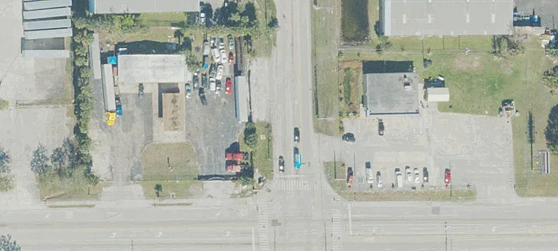 Warehouse with Drive-In Gate