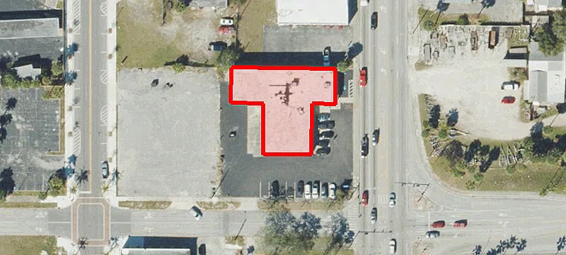 Vacant Paved Commercial Land