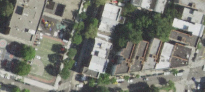 Three-Unit Brick Residential Building