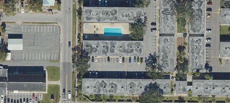 Concrete Block Apartment Community