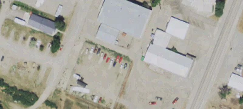 Warehouse with Enclosed Yard Area