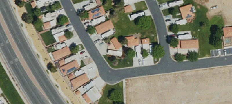 Gated RV Community Corner Lot