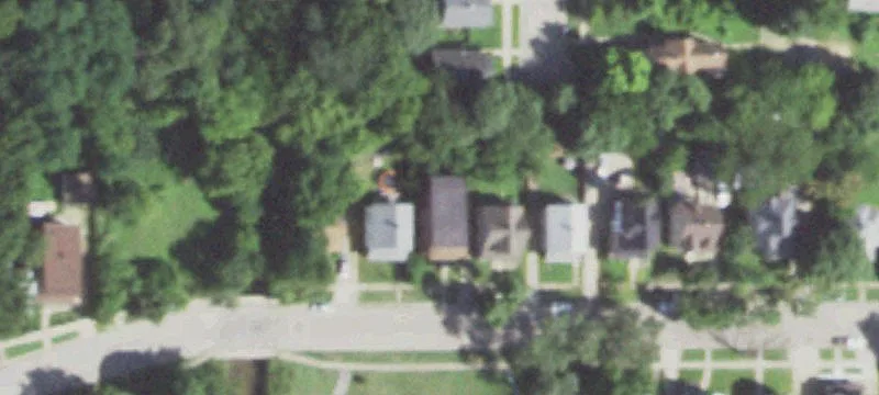Brick Duplex with Rear Deck