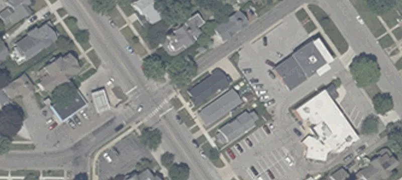 Downtown Corner Office Building