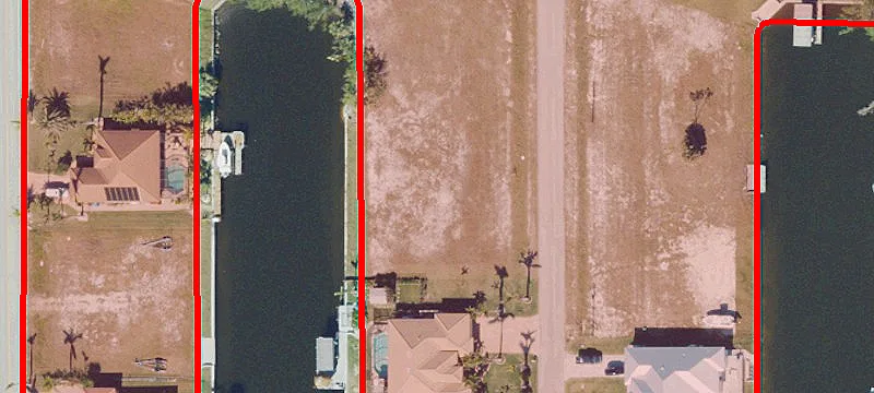 Gulf Access Waterfront Triple Lot