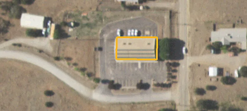 Office Building with Fenced Yard