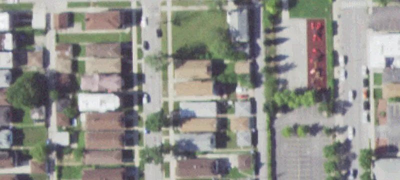 Brick Two-Flat with Separate Utilities