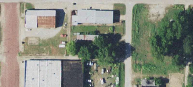 Fenced Lot with Warehouse Building