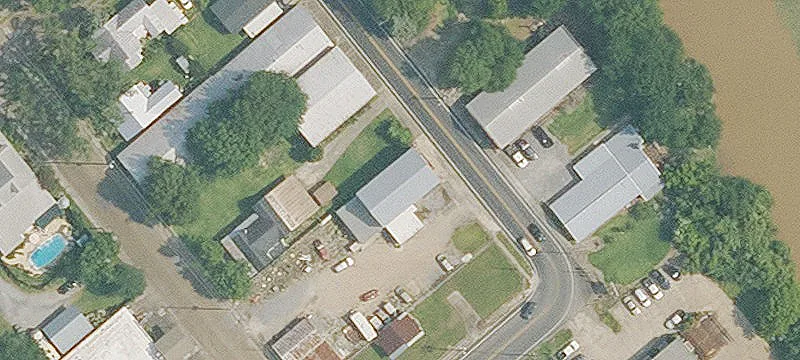 Warehouse with Equipment Storage Building