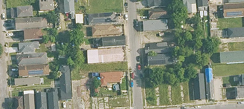 Gutted Retail Building with Adjacent Lot