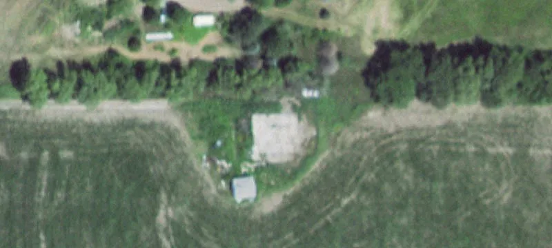 Agricultural Land with Concrete Slabs