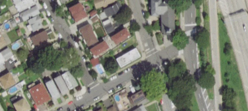 Brick Corner Quadplex with Side Parking