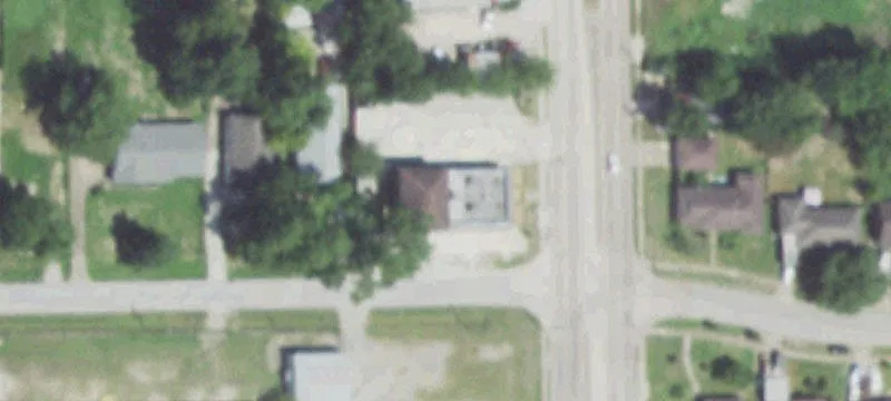 Corner Restaurant with Drive-Through