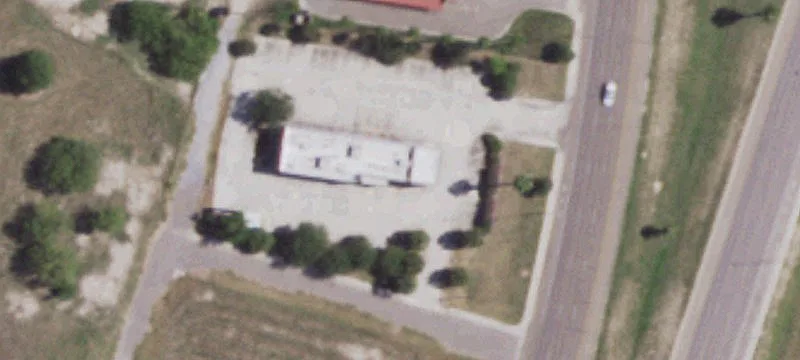 Retail Property with Flat Rooftop