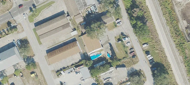 Industrial Warehouse with Fenced Yard