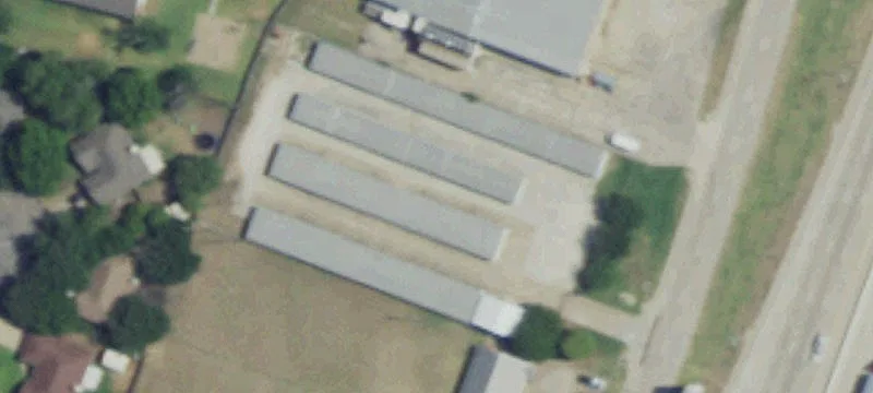 Gated Storage Facility with Units