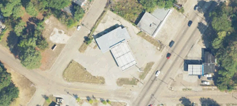 Gas Station with Functional Fuel Equipment