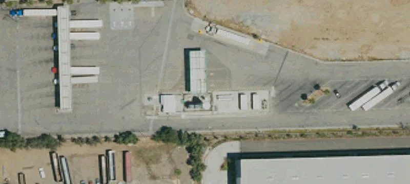 Industrial Building with Truck Yard