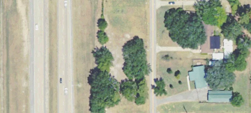 Unimproved Land Backing Interstate
