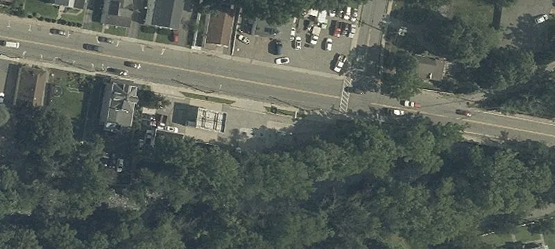Gasoline Service Station with Repair Bays