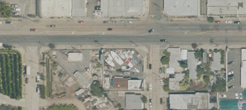Auto Repair Facility with Billboards