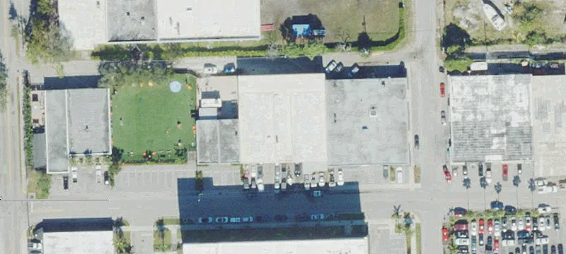 Open Warehouse with Roll-Up Door