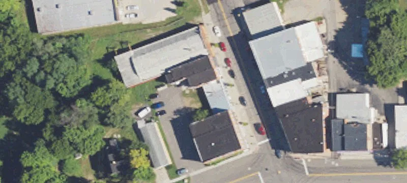 Brick Mixed-Use Building with Decks