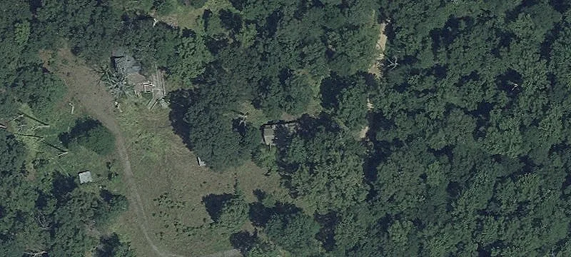 Wooded Land with Large Barn