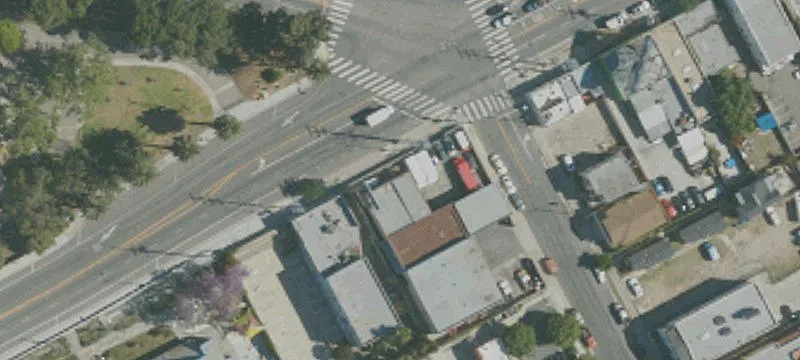Development Site with Auto Shop Building