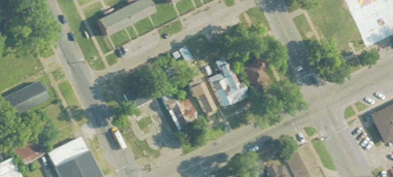 Historic Office Building with L-Shaped Lot