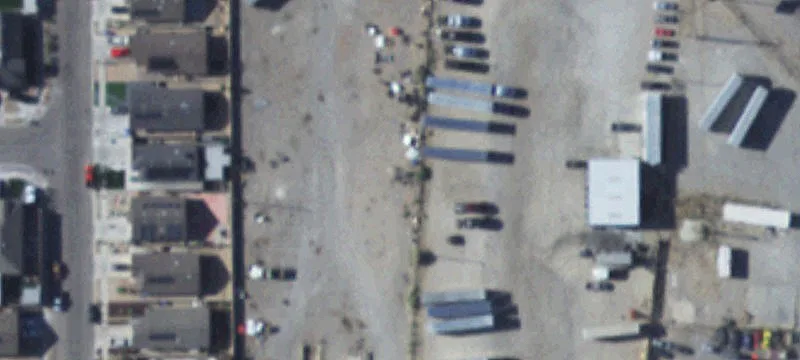Fenced Industrial Yard Land