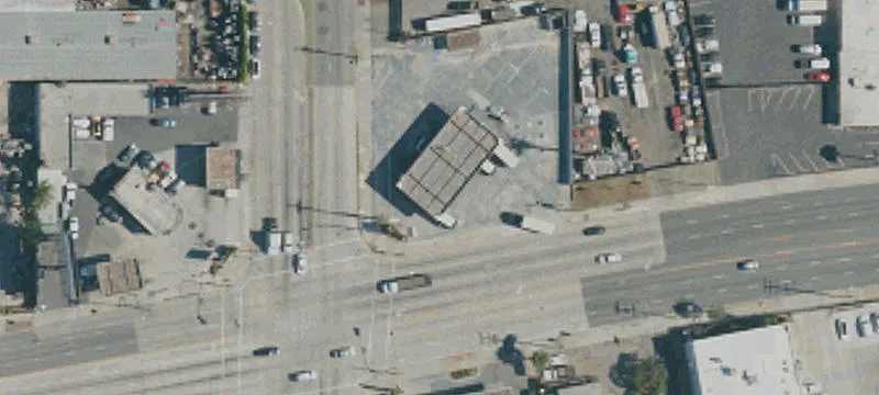 Low-Coverage Warehouse Yard