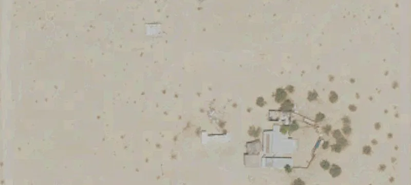 Flat Desert Land Parcel