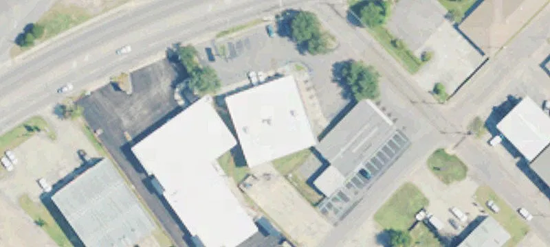 Signalized Corner Retail Building