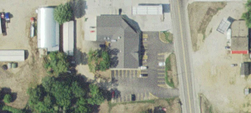 Corner Lot Gas Station and Garage