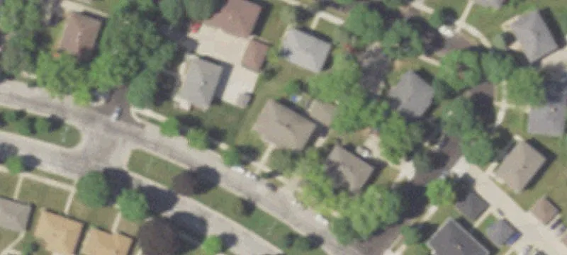 Brick Fourplex with Side Driveway