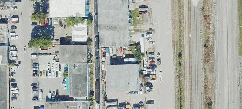 Dual-Building Industrial Yard