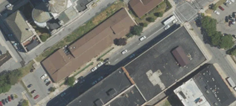 Two-Tower Office Complex with Parking Deck