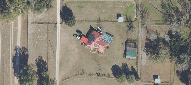 Equestrian Farm with Multiple Barns