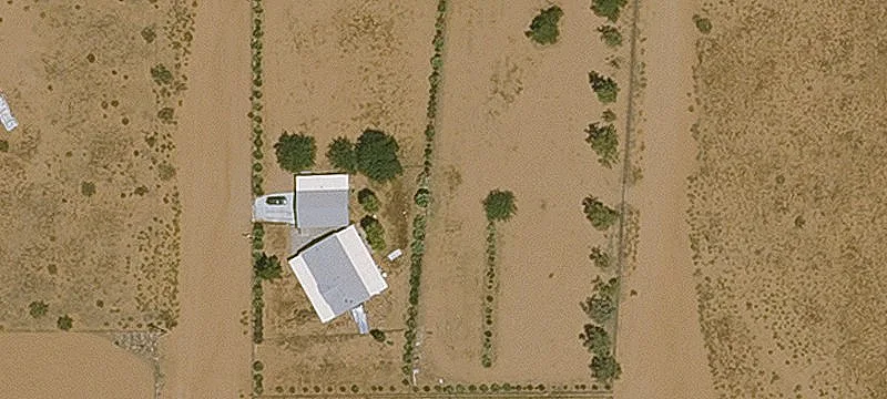 Flat Desert Land Parcel