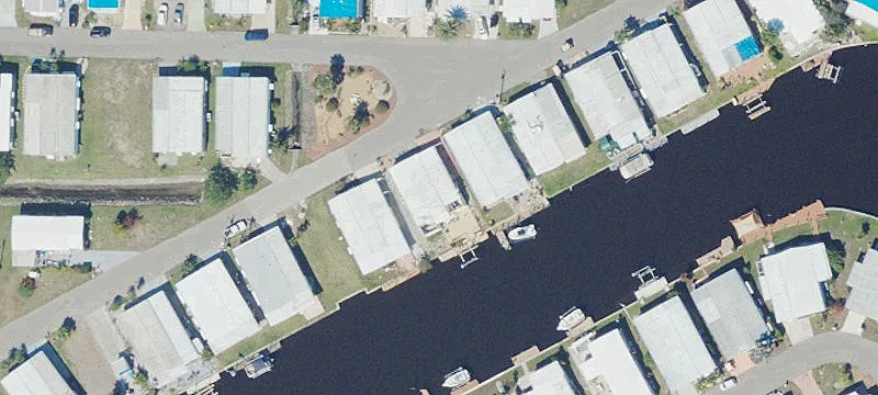 Waterfront Mobile Home Lot with Dock