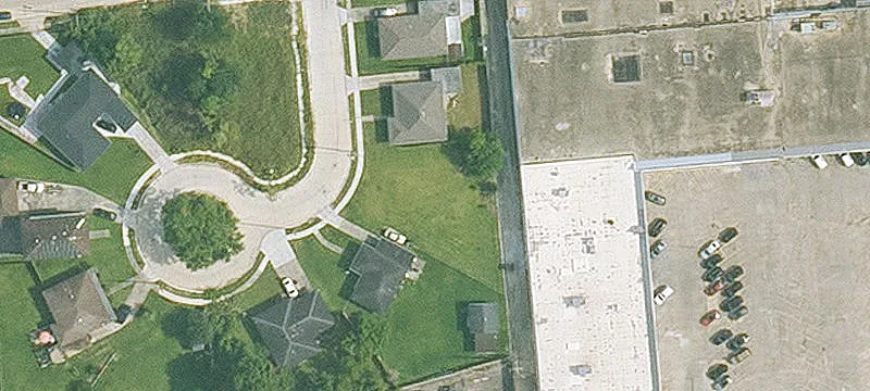 Cleared Residential Cul-de-Sac Lot