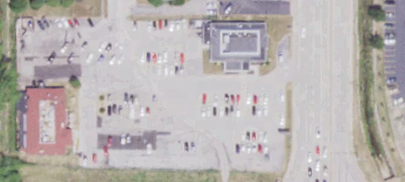 Retail Shopping Center with Pylon Signage
