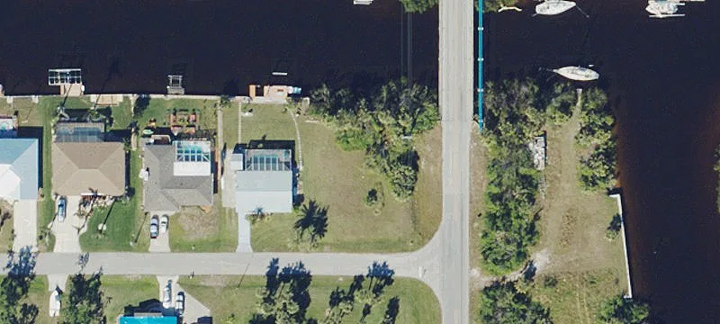 Gulf-Access Waterfront Land Lot