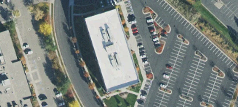 Office Building with Atrium Lobby