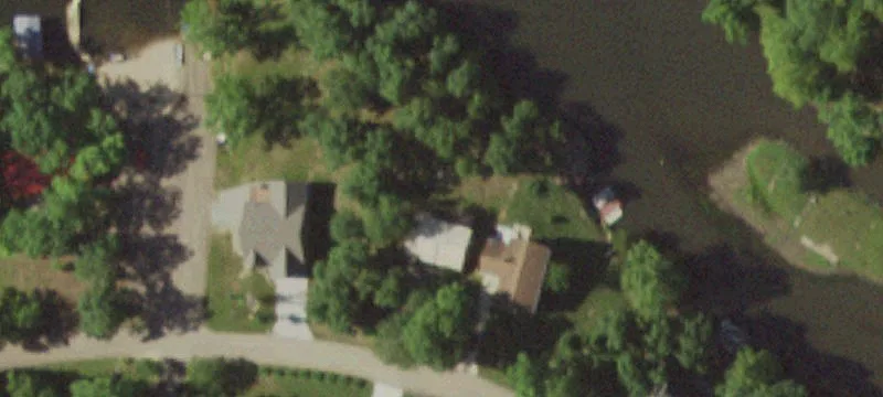 Double Waterfront Lots with Lake Home