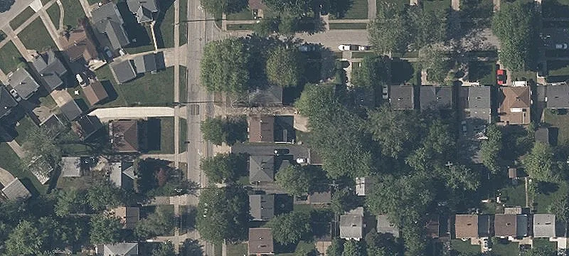 Brick Duplex with Two-Car Garage