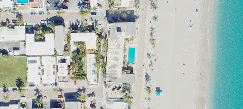 Oceanfront Vacation Apartment Building