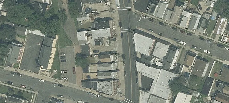 Mixed-Use Brick Building