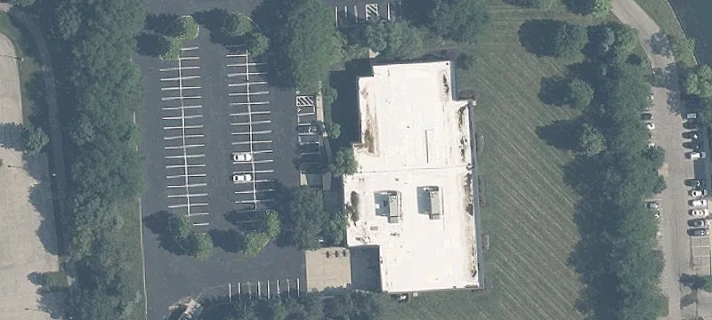 Distinctive Office Building with Garage Doors